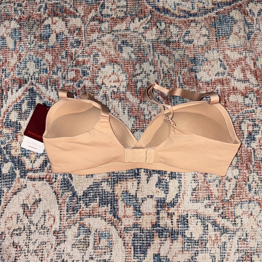 Tommy John Cool Cotton Lightly Lined Wireless Bra in Maple Sugar SZ 36D NWT - Picture 4 of 6